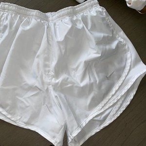 White Nike Tempo Shorts